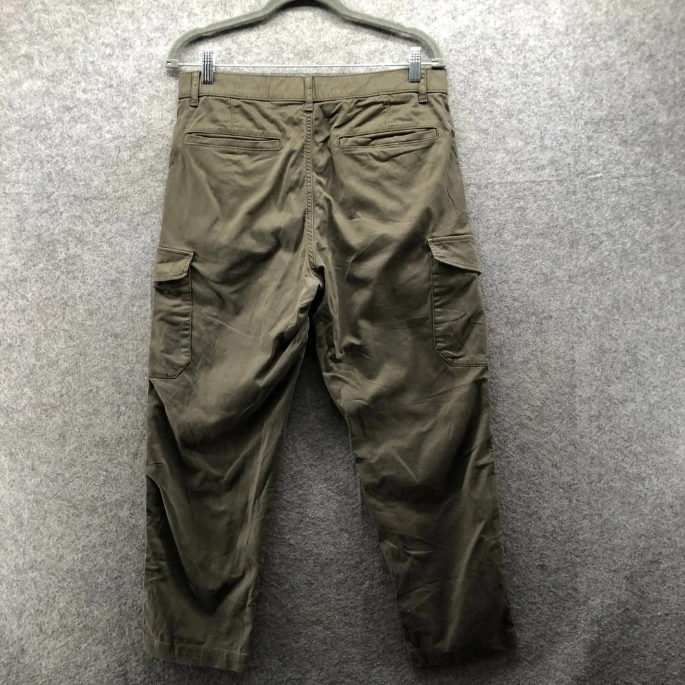 Uniqlo Mens Olive Green Cargo Utility Pants Trousers Size S 27-30 Gorpcore